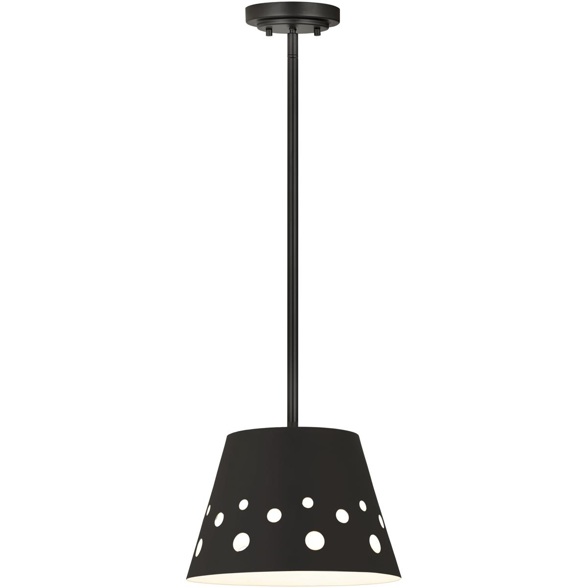 Z-Lite 6014-12MB Katie 1 Light 12 inch Matte Black Pendant Ceiling Light