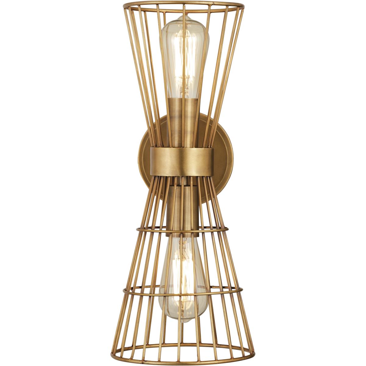 Z-Lite 6015-2S-RB Alito 2 Light 7 inch Rubbed Brass Wall Sconce Wall Light