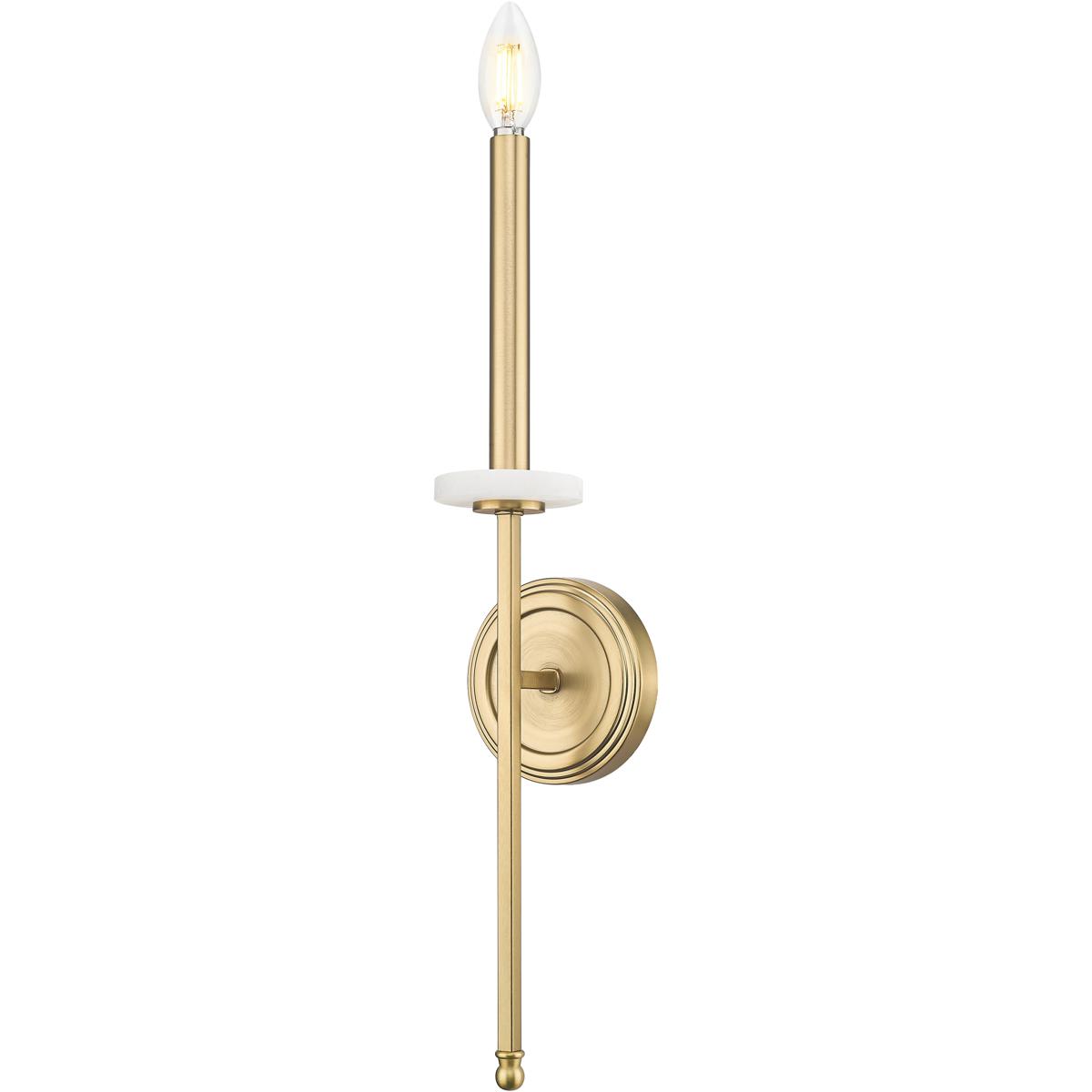 Z-Lite 6100-1S-MGLD Gaultier 1 Light 4.5 inch Modern Gold Wall Sconce Wall Light