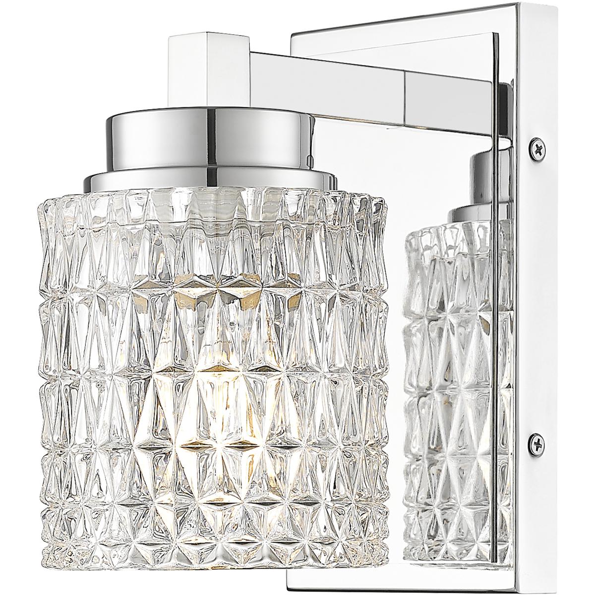 Z-Lite 6101-1S-CH Jacqueline 1 Light 4.75 inch Chrome Wall Sconce Wall Light