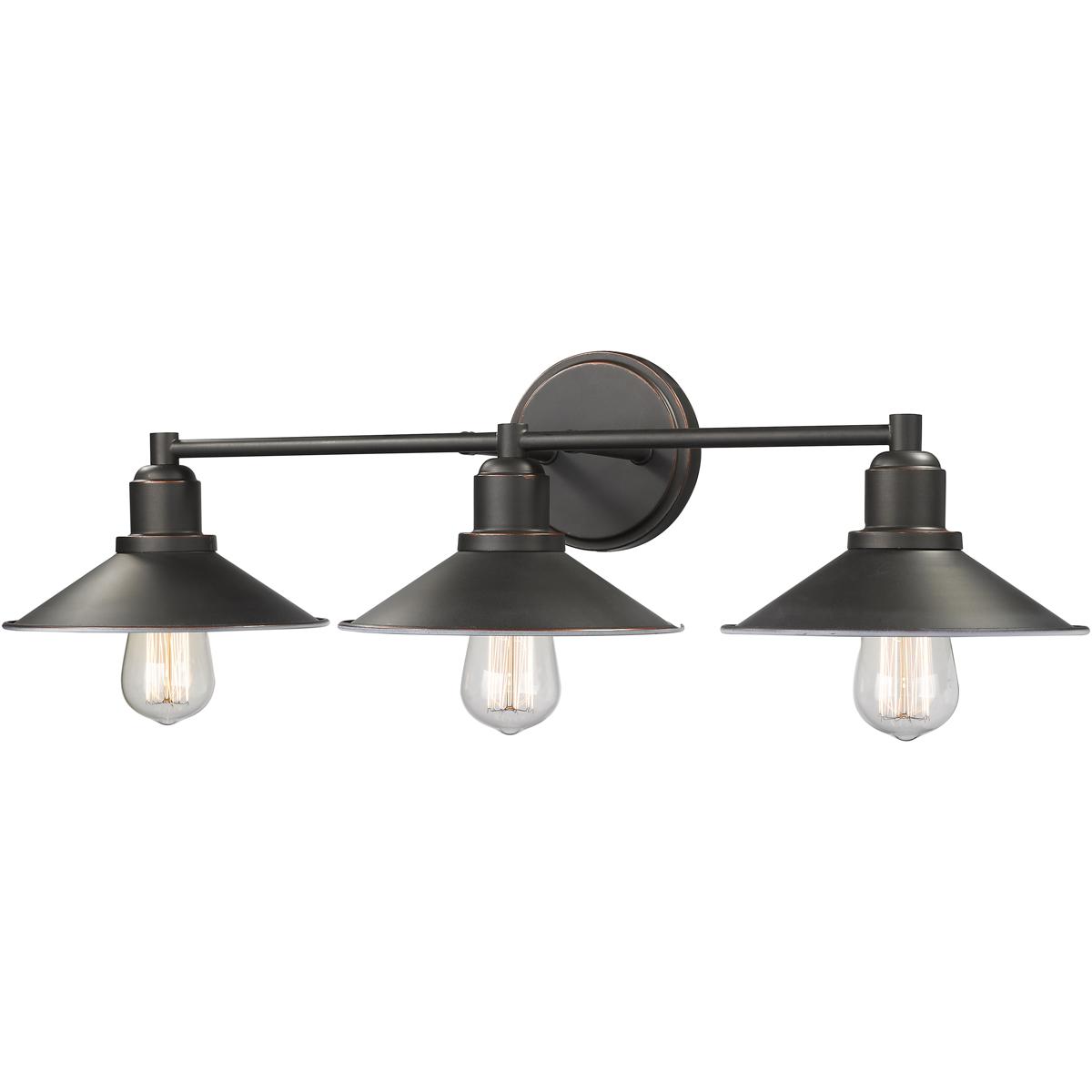 Z-Lite 613-3V-OB Casa 3 Light 27 inch Olde Bronze Vanity Wall Light in Olde Bronze Steel