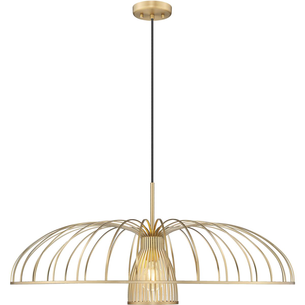 Z-Lite 623P35-MGLD Valencia 1 Light 35 inch Modern Gold Pendant Ceiling Light