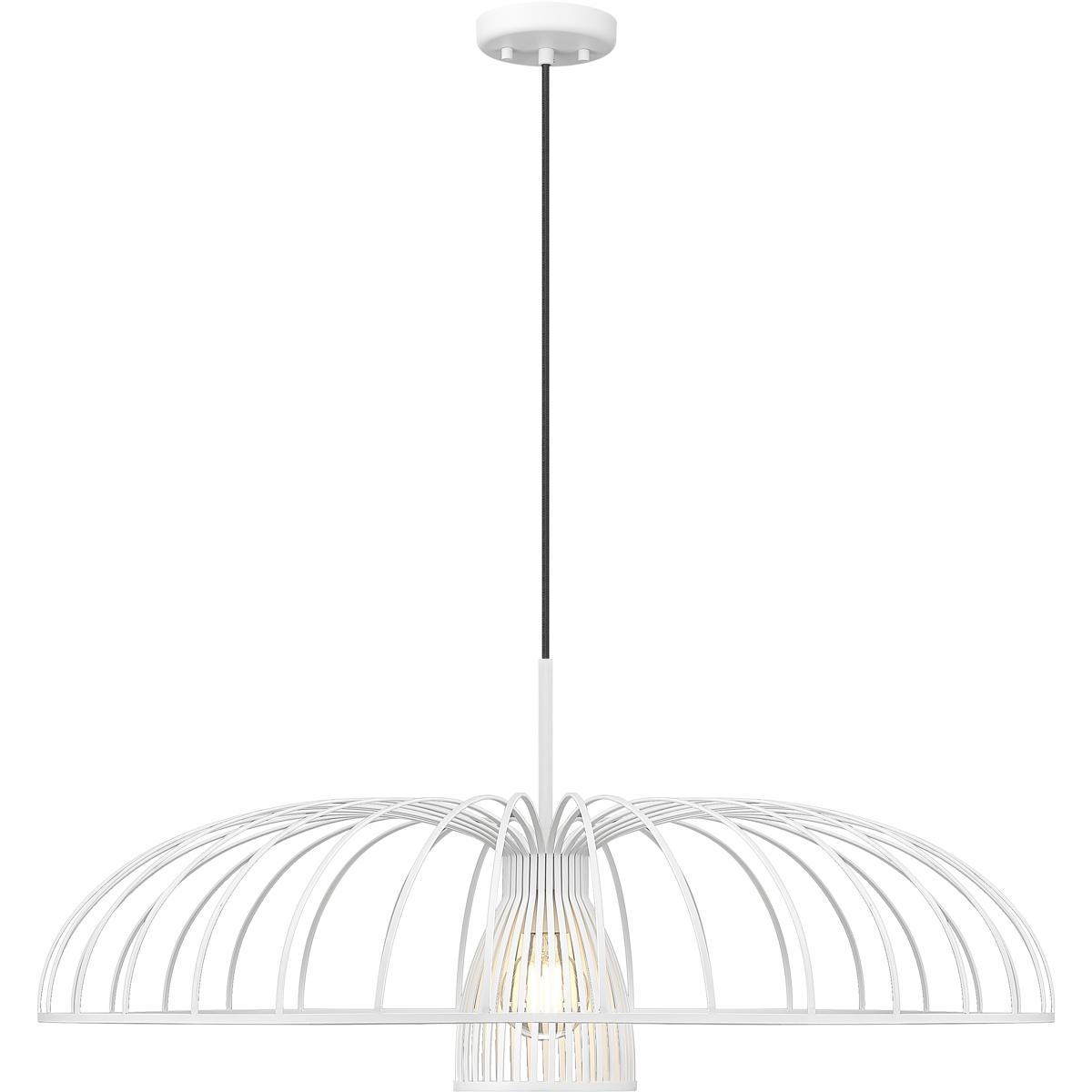 Z-Lite 623P35-TXWH Valencia 1 Light 35 inch Texture White Pendant Ceiling Light in Textured White