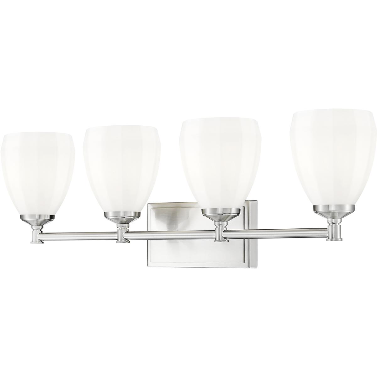 Z-Lite 7004-4V-BN Oren 4 Light 31 inch Brushed Nickel Bath Vanity Light Wall Light