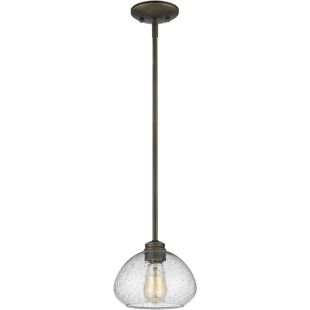 Z-Lite 722MP-OB Amon 1 Light 8 inch Olde Bronze Pendant Ceiling Light
