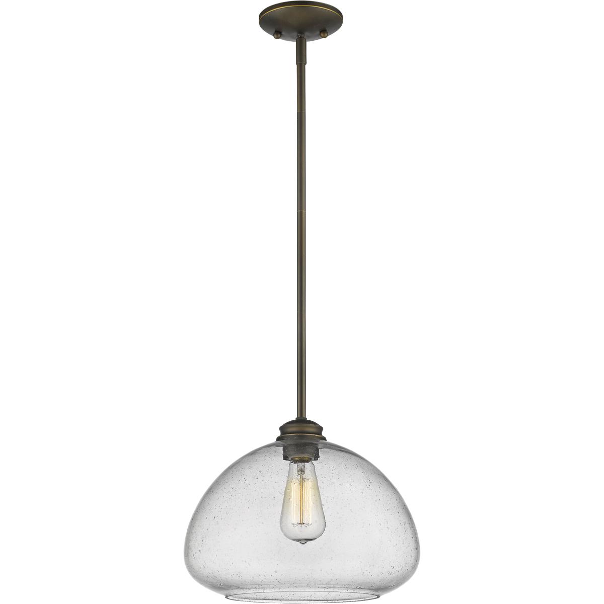 Z-Lite 722P13-OB Amon 1 Light 13 inch Olde Bronze Pendant Ceiling Light