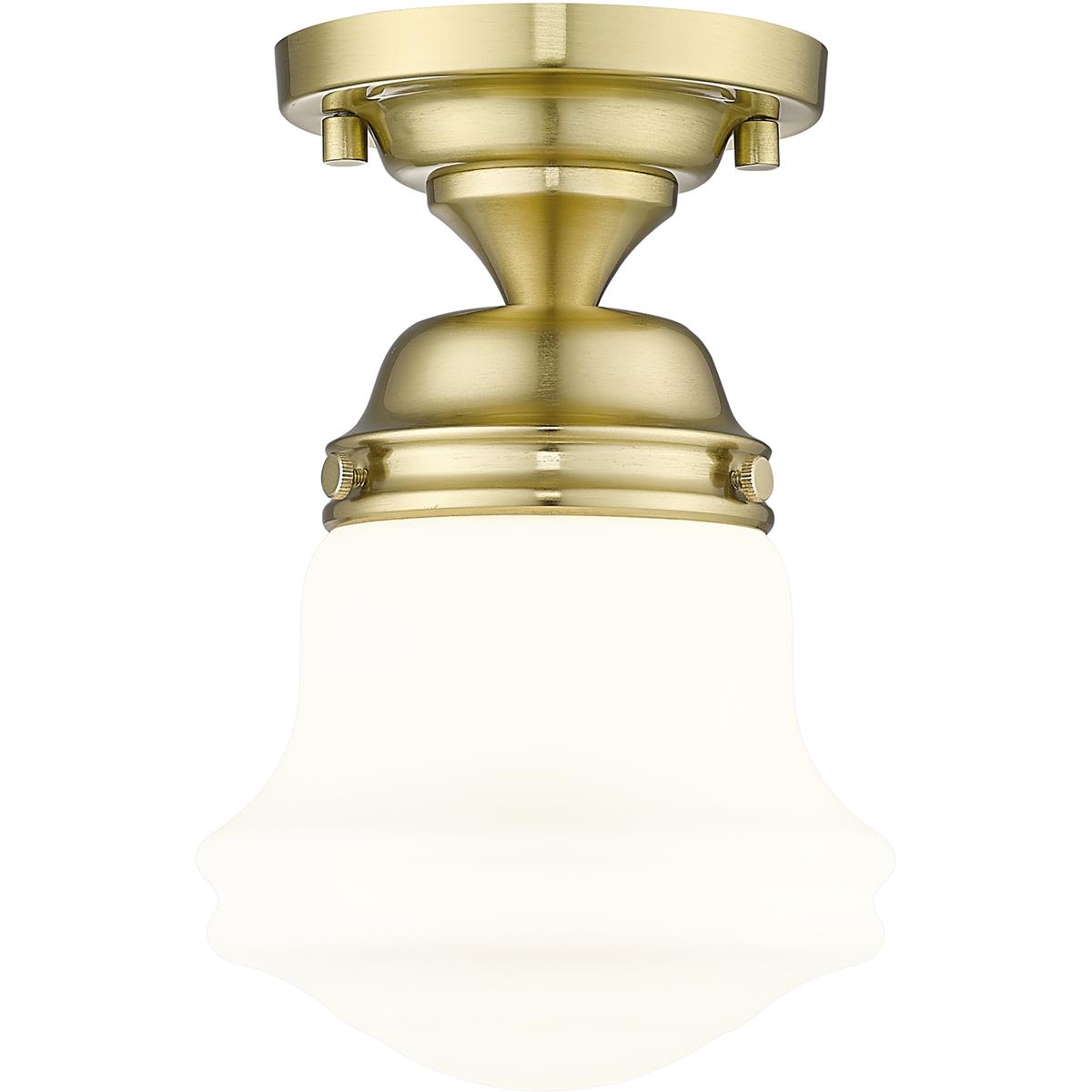 Z-Lite 735F1-LG Vaughn 1 Light 6 inch Luxe Gold Flush Mount Ceiling Light