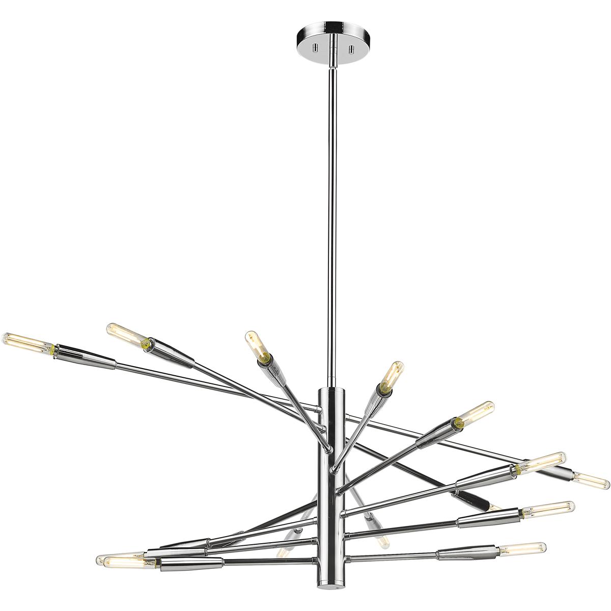 Z-Lite 737-16CH Ascension 16 Light 32 inch Chrome Chandelier Ceiling Light
