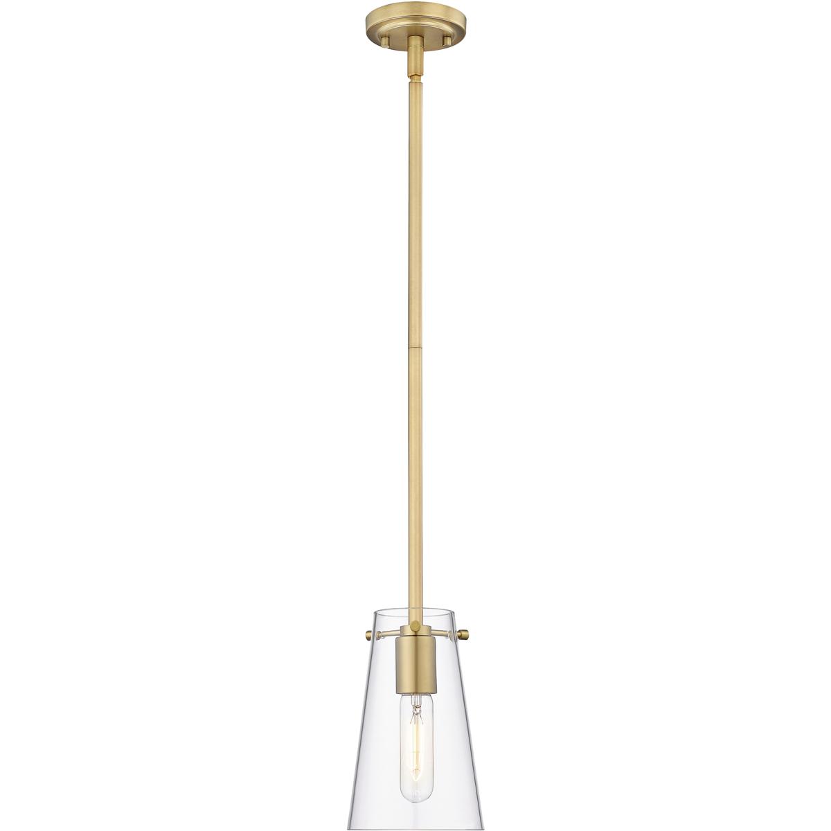 Z-Lite 7508MP-ROD-MGLD Kira 1 Light 5 inch Modern Gold Pendant Ceiling Light