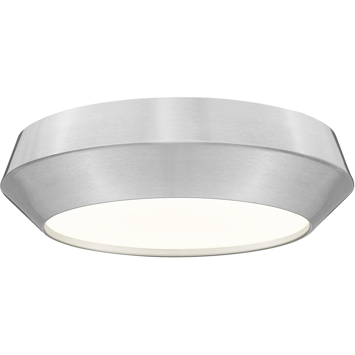 Z-Lite 7701F12-BN-LED Quasars LED 12 inch Brushed Nickel Flush Mount Ceiling Light