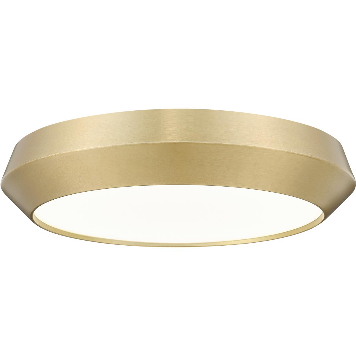 Z-Lite 7701F16-MGLD-LED Quasars LED 16 inch Modern Gold Flush Mount Ceiling Light