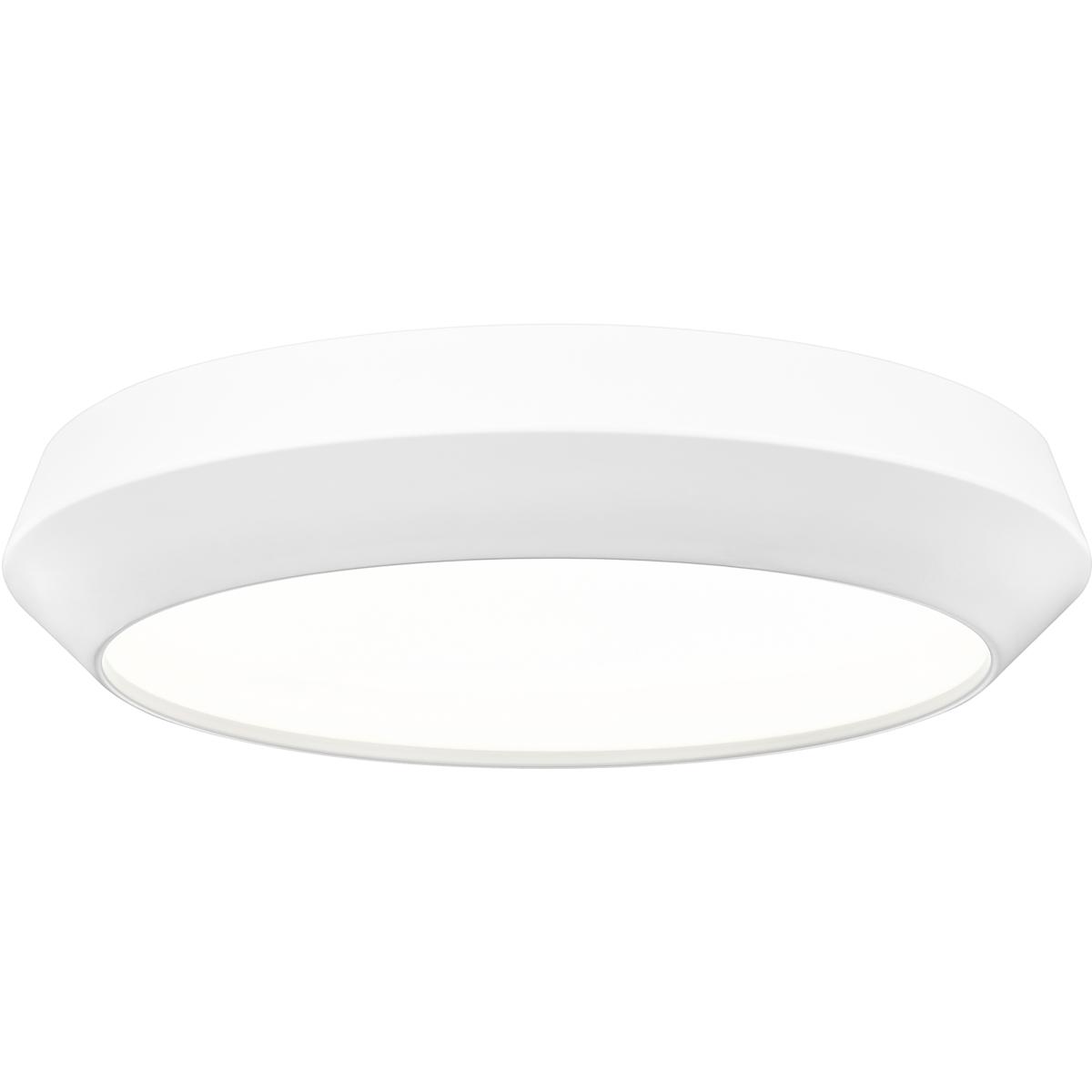 Z-Lite 7701F16-MW-LED Quasars LED 16 inch Matte White Flush Mount Ceiling Light