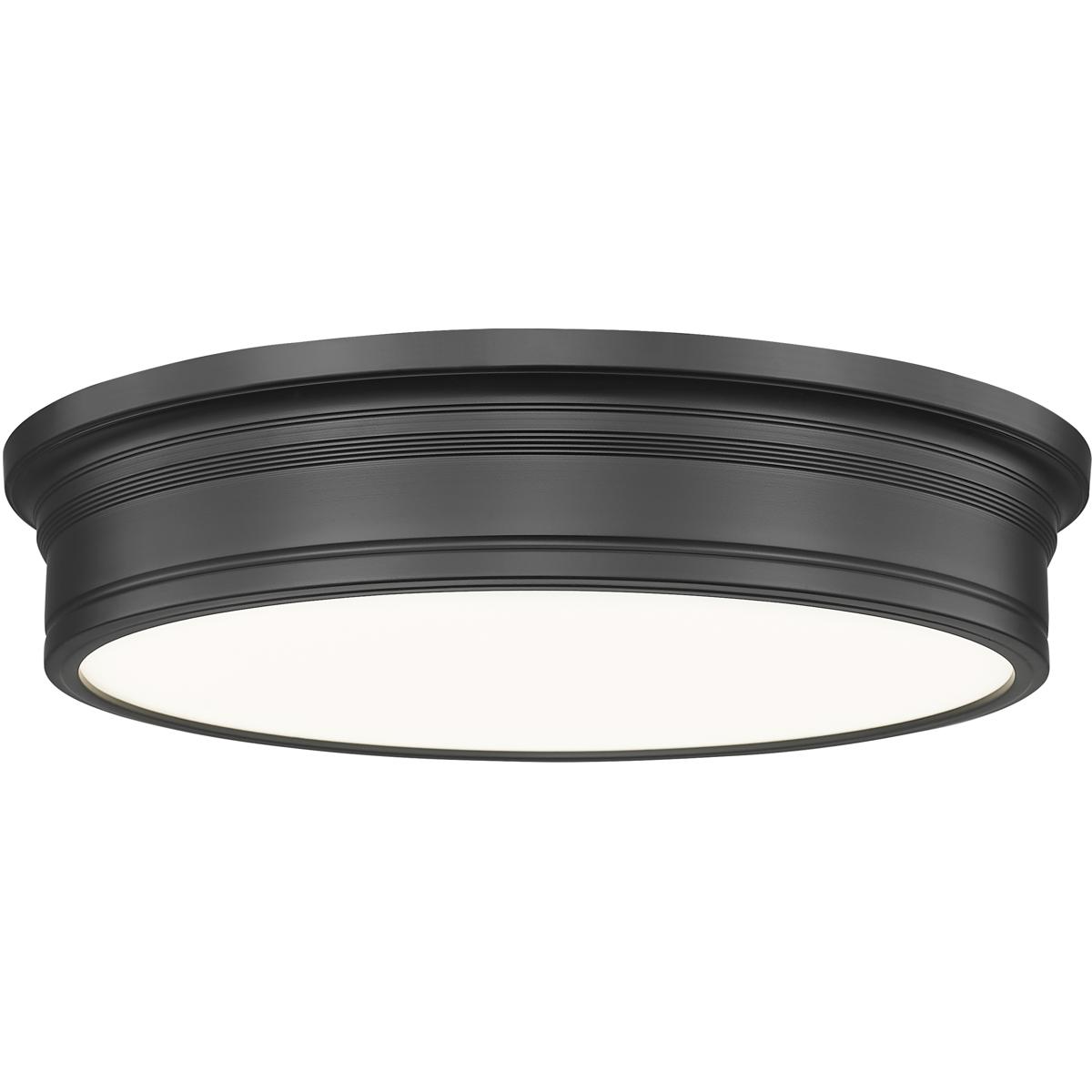 Z-Lite 7702F20-MB-LED Bentley LED 20 inch Matte Black Flush Mount Ceiling Light