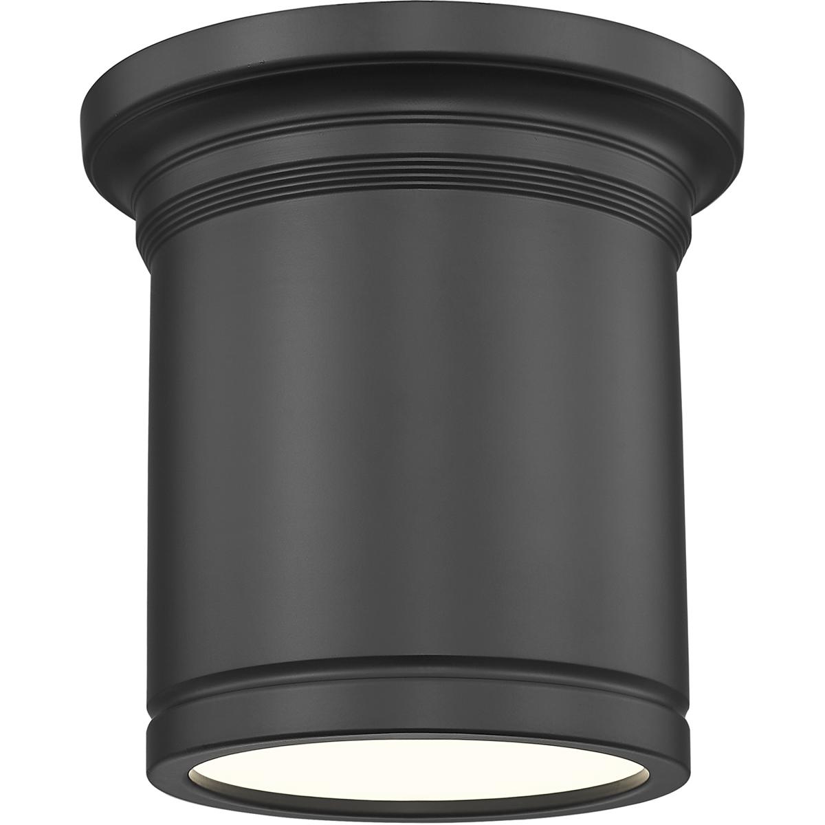 Z-Lite 7702F8-MB-LED Bentley LED 8 inch Matte Black Flush Mount Ceiling Light