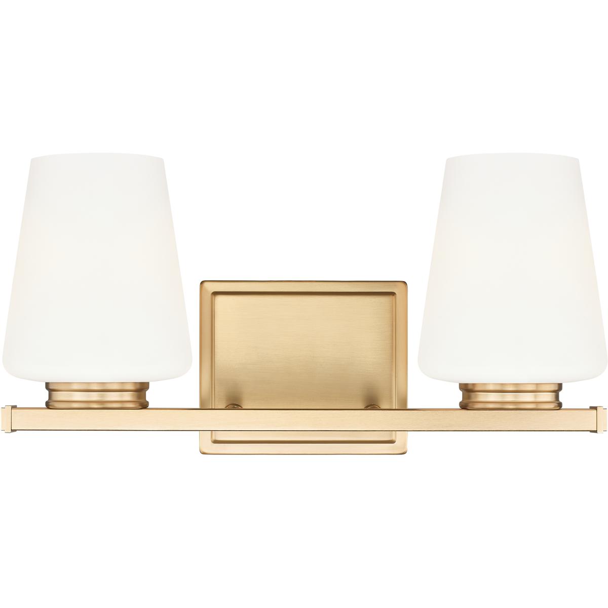 Z-Lite 7703-2V-MGLD Nextra 2 Light 16 inch Modern Gold Bath Vanity Wall Light