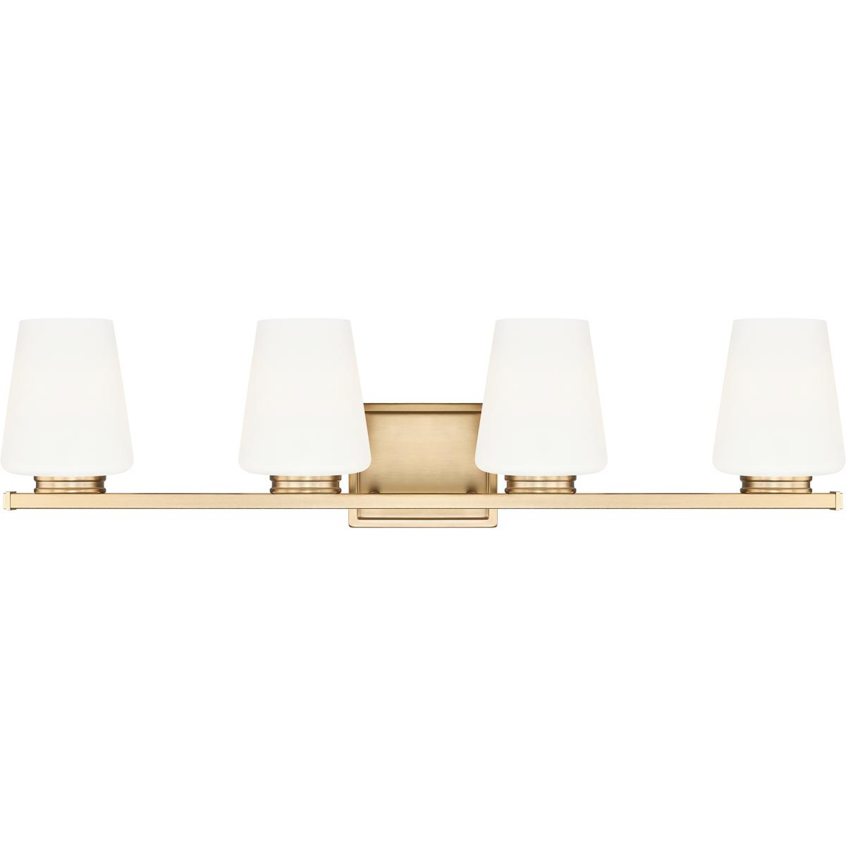 Z-Lite 7703-4V-MGLD Nextra 4 Light 32 inch Modern Gold Bath Vanity Wall Light