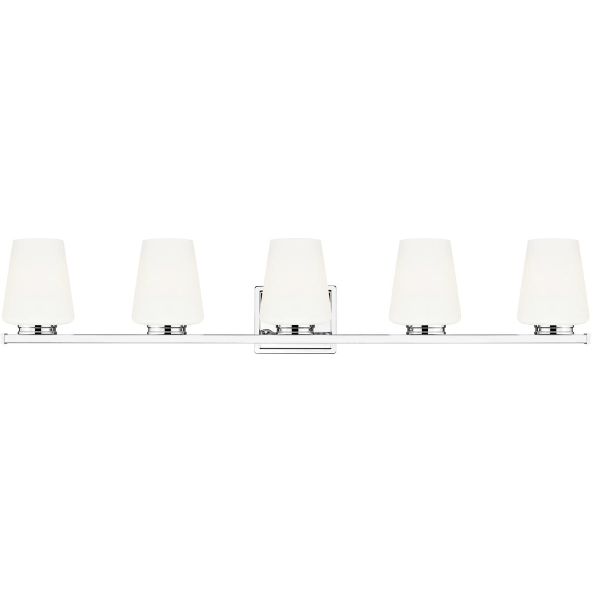 Z-Lite 7703-5V-CH Nextra 5 Light 42 inch Chrome Bath Vanity Wall Light