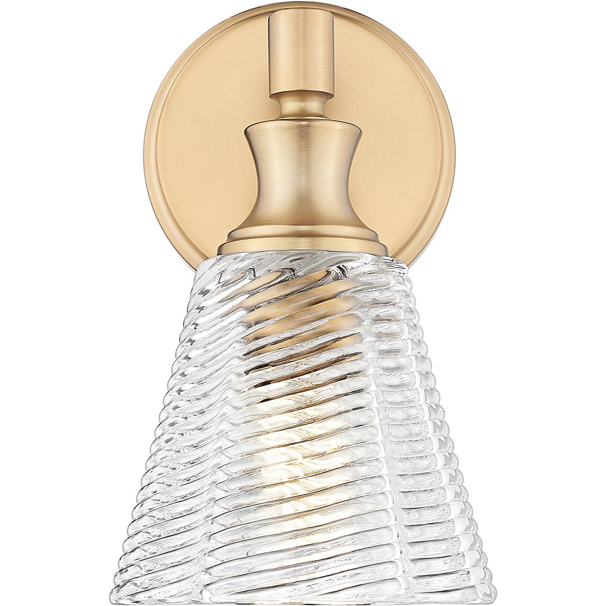 Z-Lite 7704-1S-MGLD Auden 1 Light 5.75 inch Modern Gold Wall Sconce Wall Light