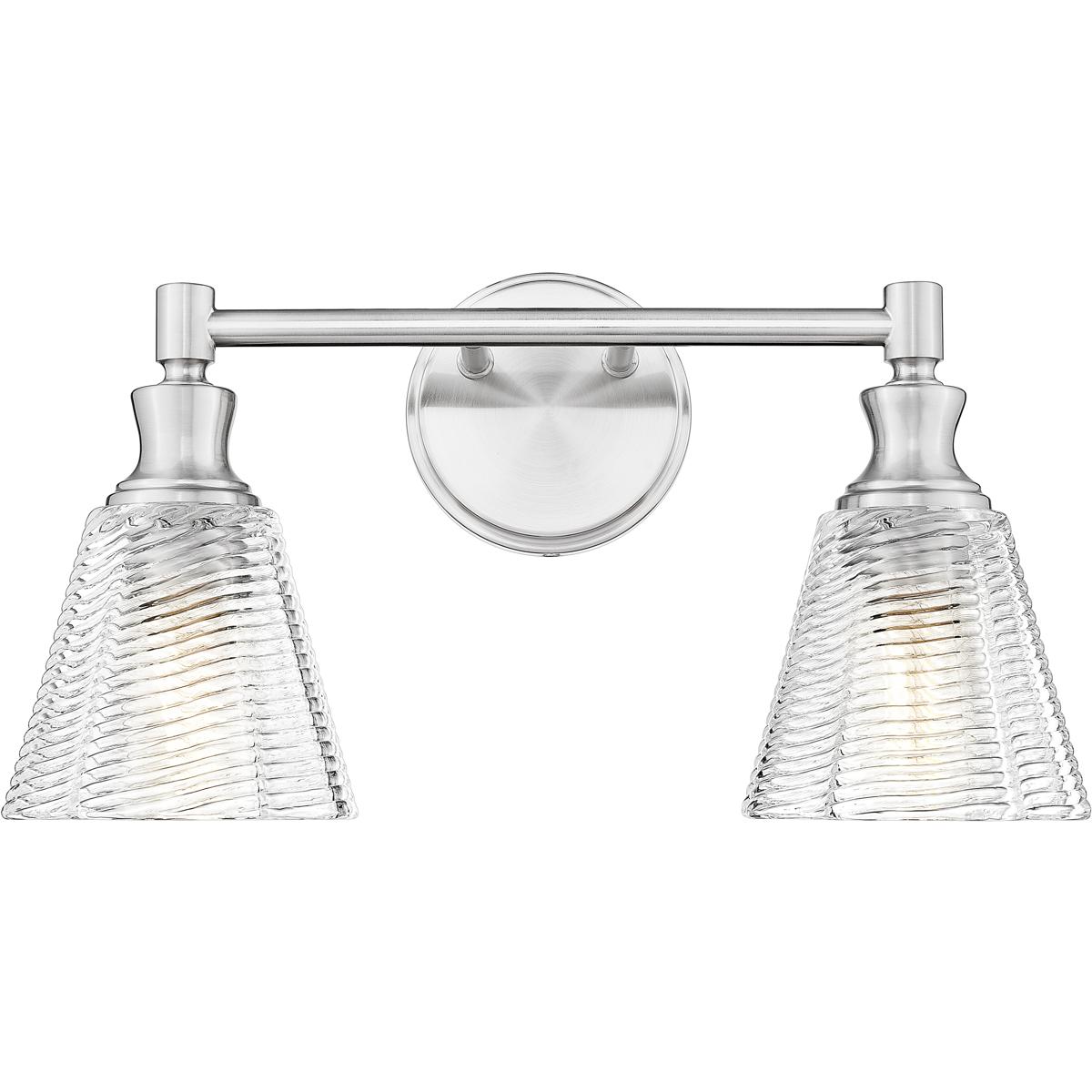 Z-Lite 7704-2V-BN Auden 2 Light 17.75 inch Brushed Nickel Bath Vanity Wall Light