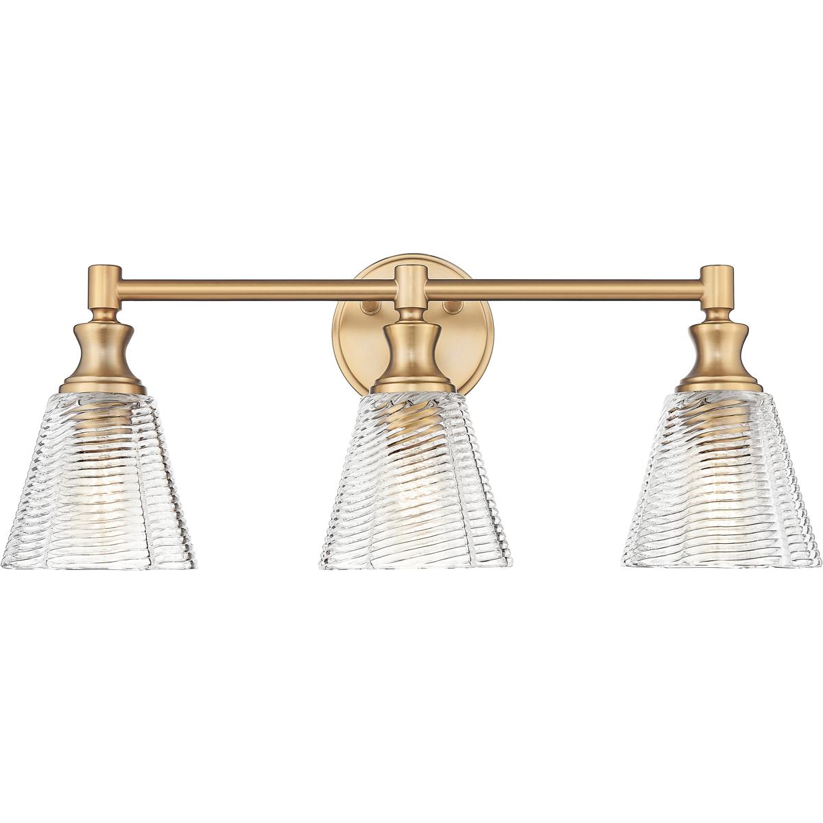 Z-Lite 7704-3V-MGLD Auden 3 Light 23.75 inch Modern Gold Bath Vanity Wall Light