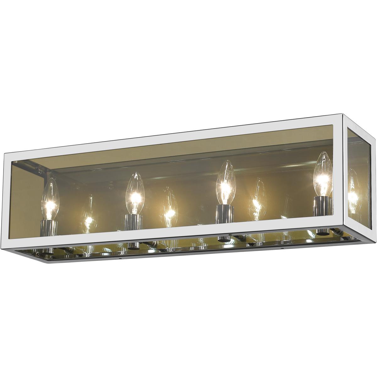 Z-Lite 802-4V-CH Infinity 4 Light 24 inch Chrome Vanity Wall Light