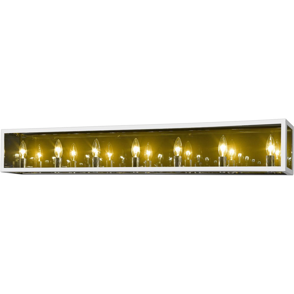 Z-Lite 802-7V-CH Infinity 7 Light 44 inch Chrome Vanity Wall Light