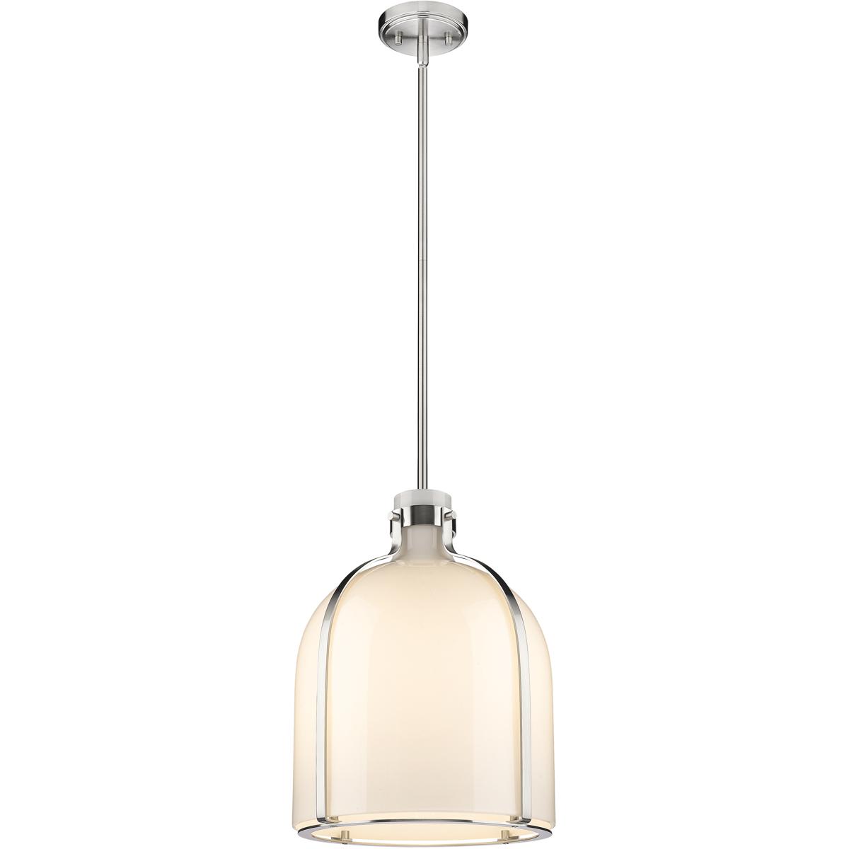 Z-Lite 818-12BN Pearson 1 Light 12.25 inch Brushed Nickel Pendant Ceiling Light