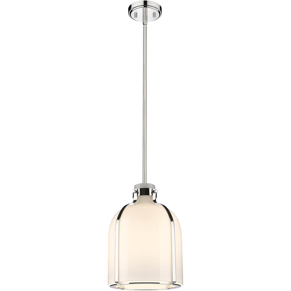 Z-Lite 818-9PN Pearson 1 Light 9.75 inch Polished Nickel Pendant Ceiling Light