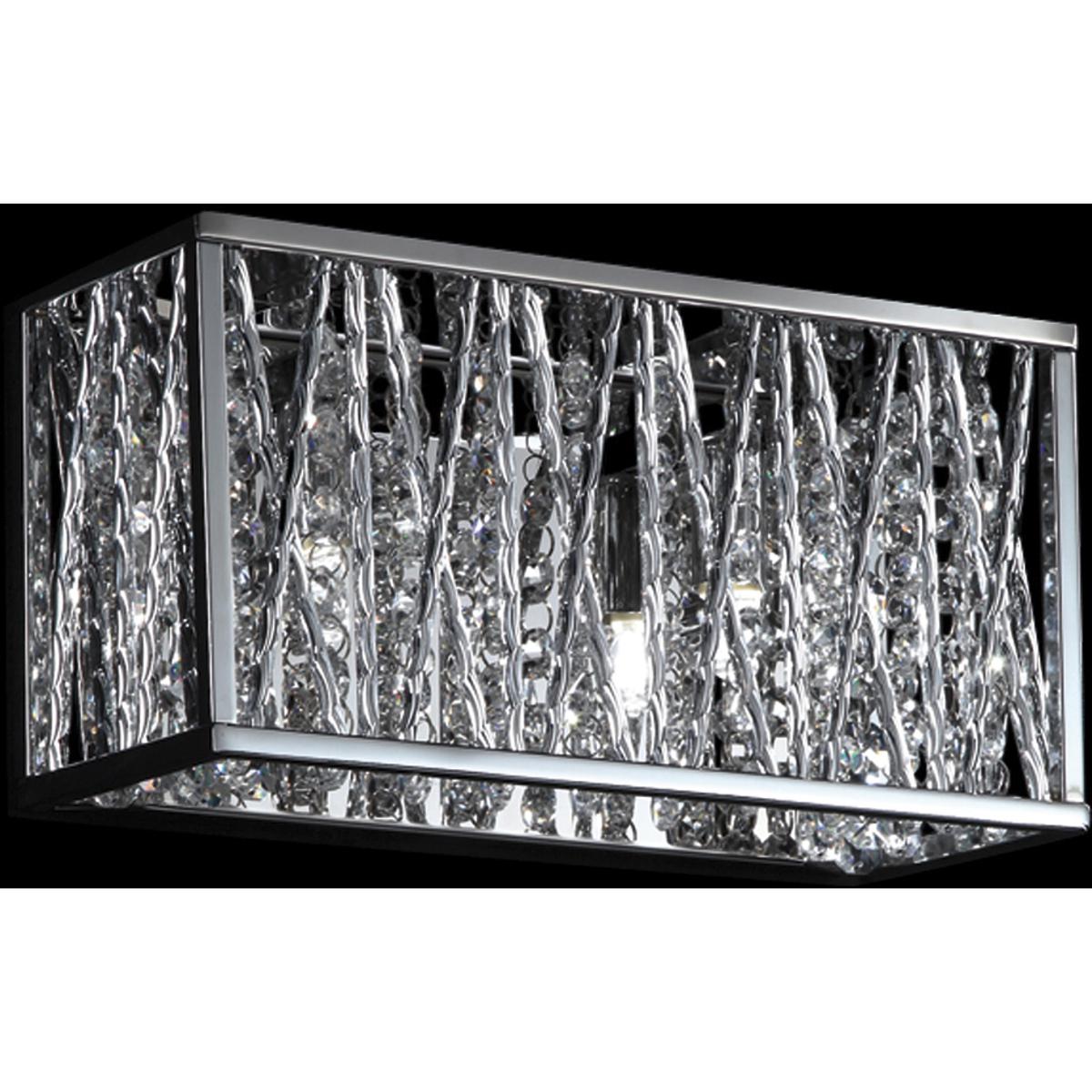 Z-Lite 872CH-2V Terra 2 Light 11 inch Chrome Vanity Wall Light in G9