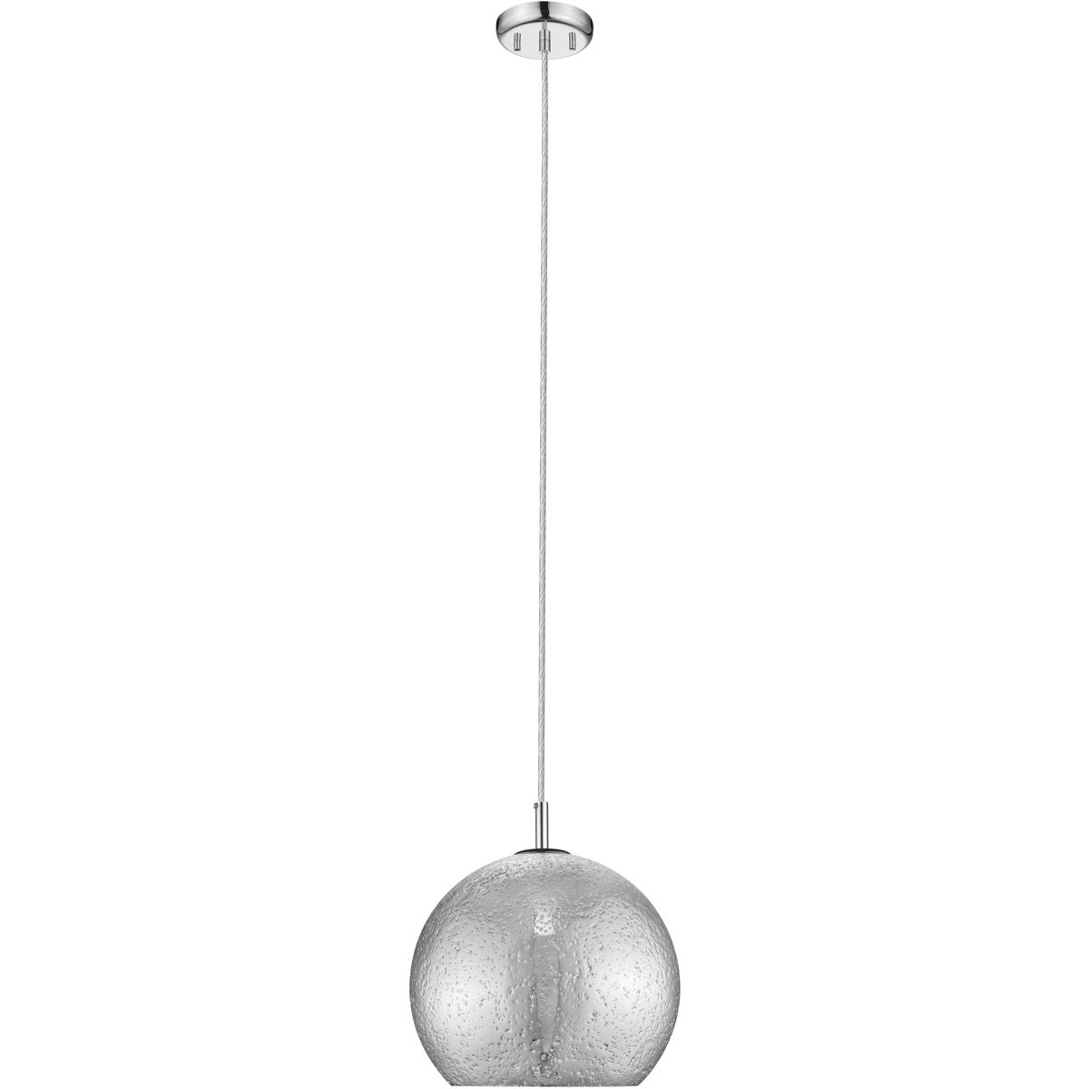 Z-Lite 916-12CH Nimbus 1 Light 12 inch Chrome Pendant Ceiling Light